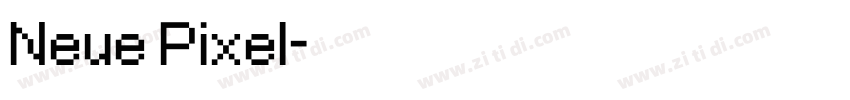 Neue Pixel字体转换